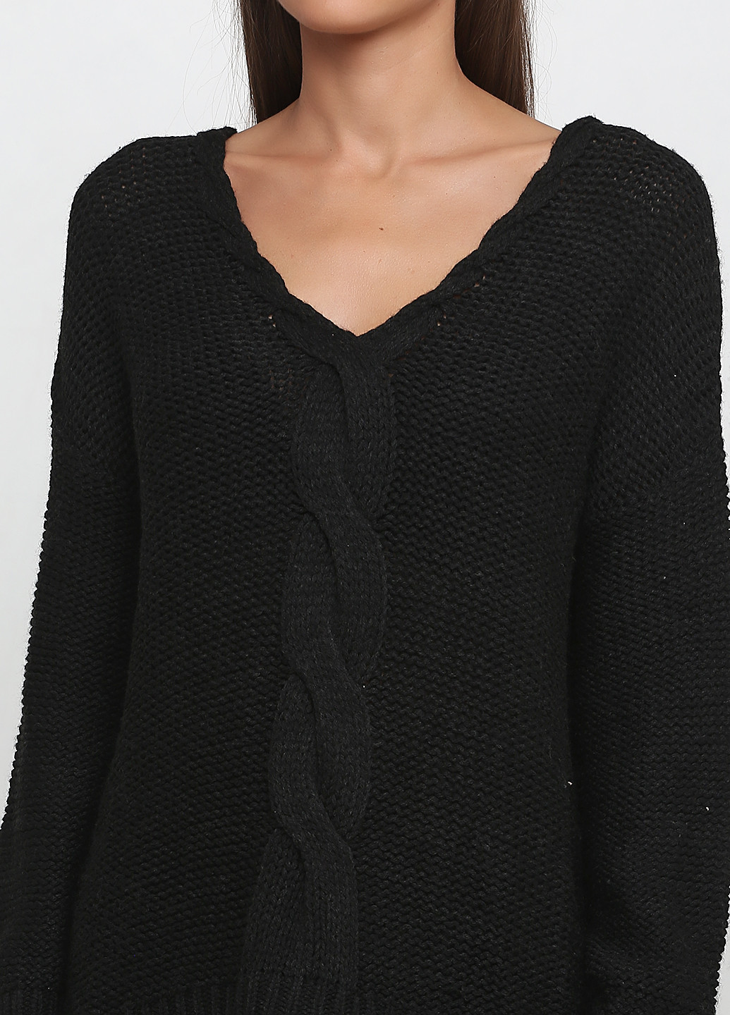 Чорний демісезонний пуловер пуловер Alya by Francesca`s