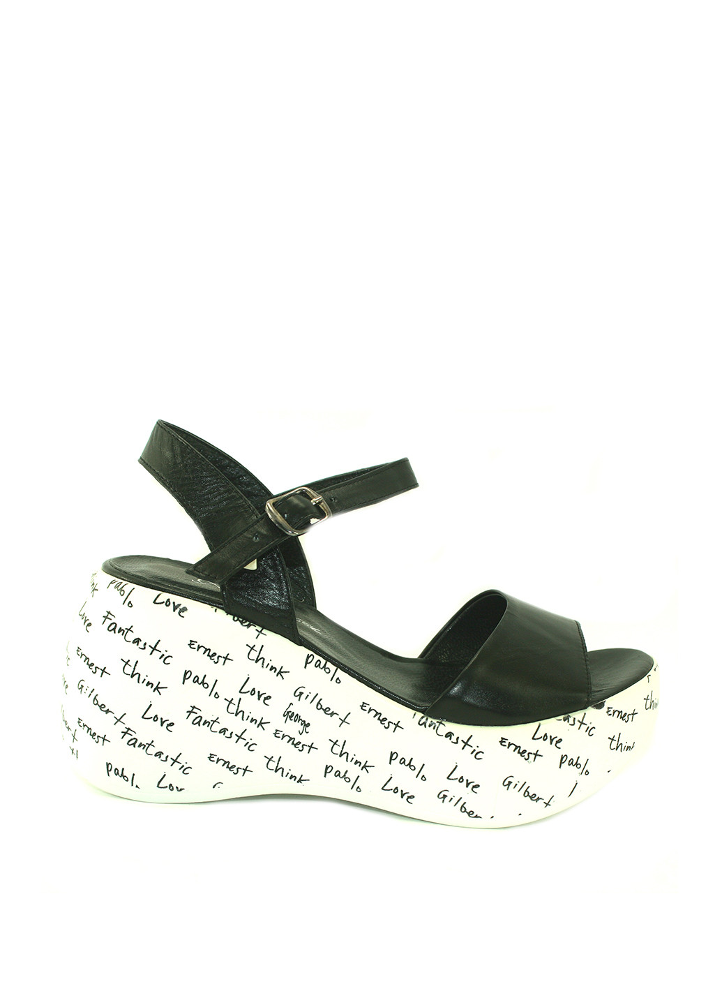 Черные босоножки No Brand с ремешком