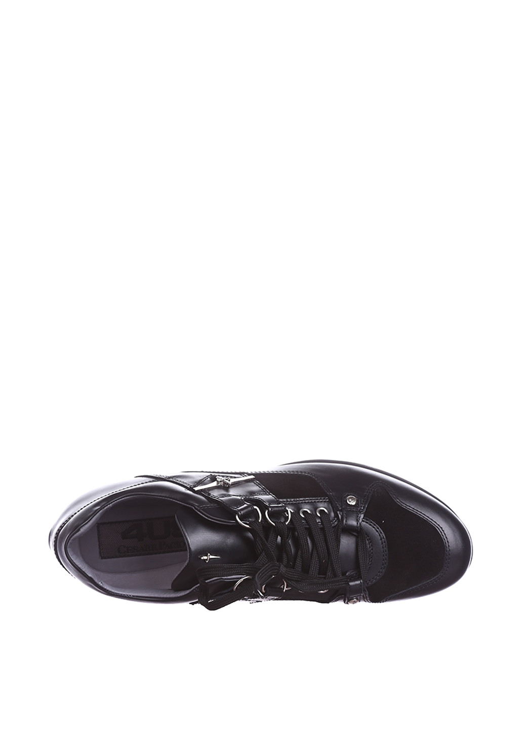 Черные демисезонные кроссовки Cesare Paciotti