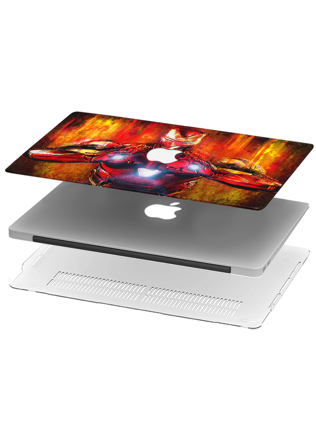 Чехол пластиковый для Apple MacBook Pro 13 A1706 / A1708 / A1989 / A2159 / A1988 Марвел (Marvel) (9648-1692) MobiPrint (218505534)