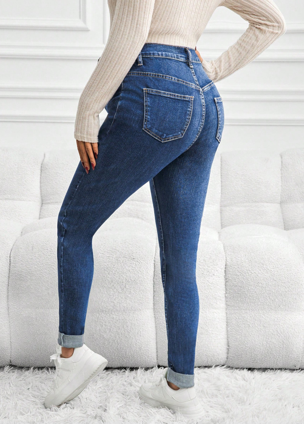 Джинси для вагітних SHEIN - (347077338)