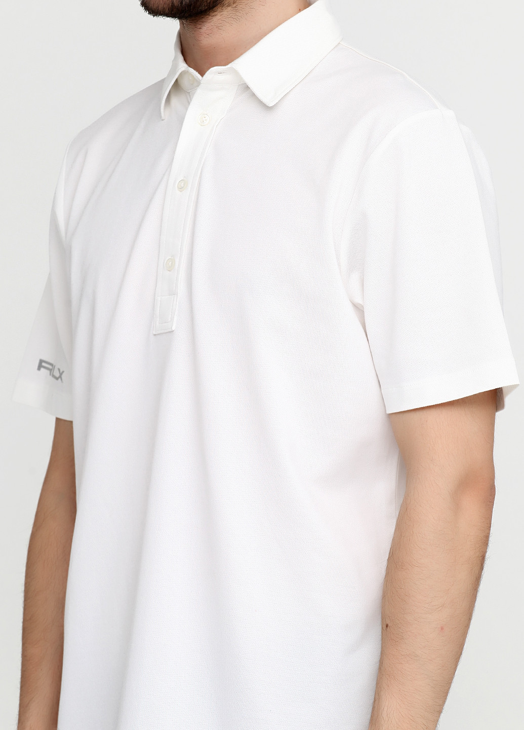 Белая футболка-поло для мужчин Ralph Lauren однотонная