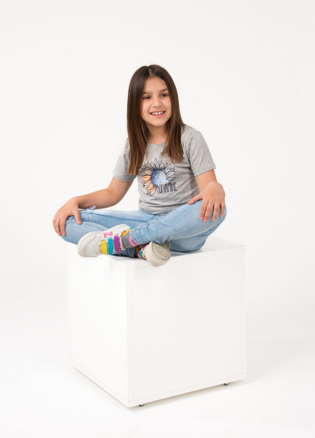 Сіра демісезонна футболка дитяча Наталюкс 41-5306