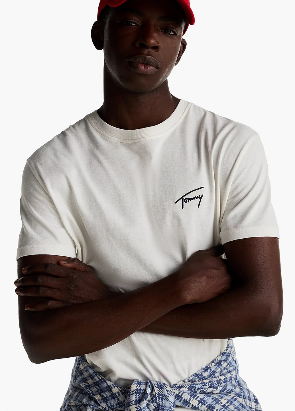 Біла футболка Tommy Jeans