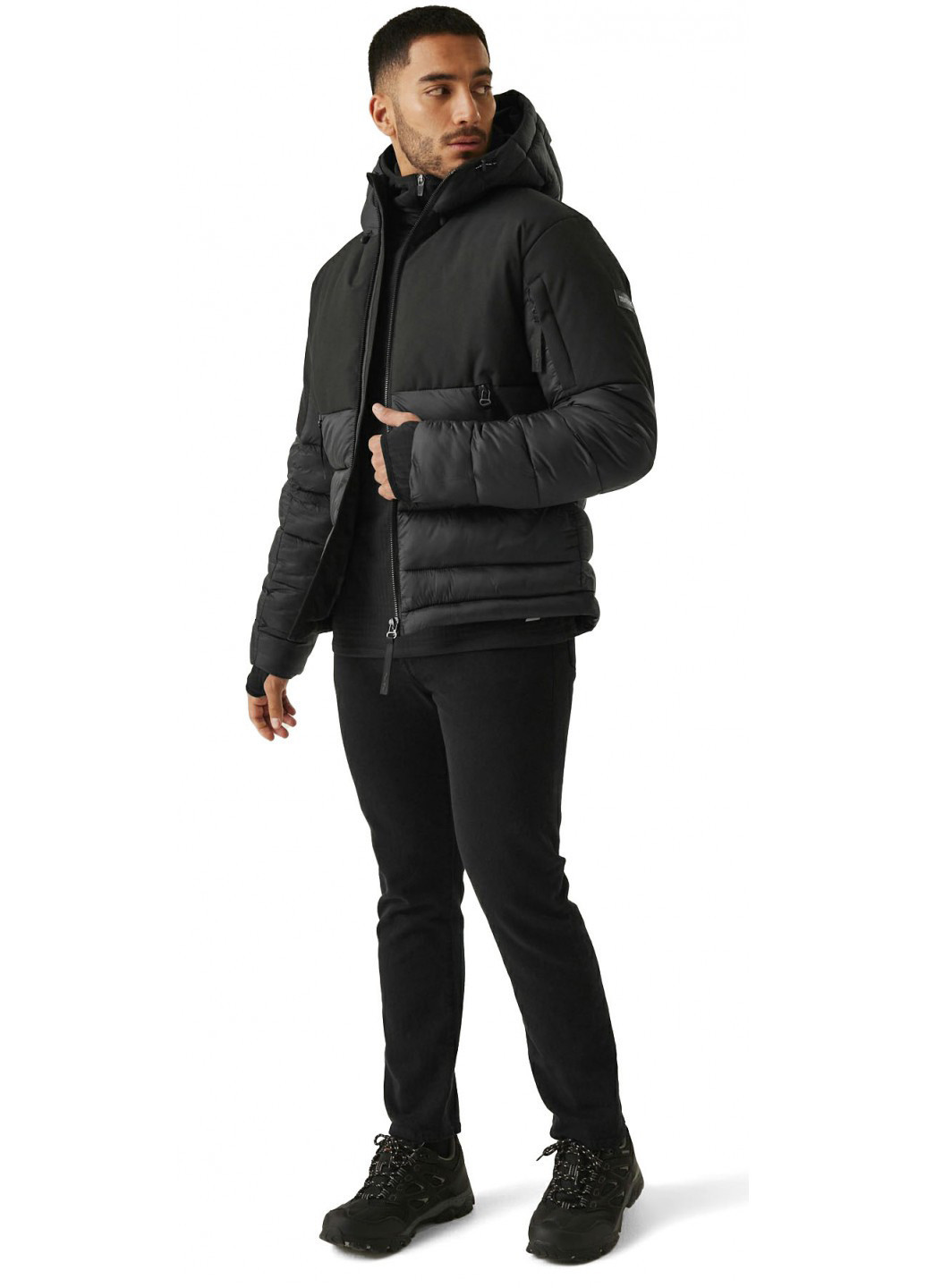 Чорна зимня куртка Regatta Laurade