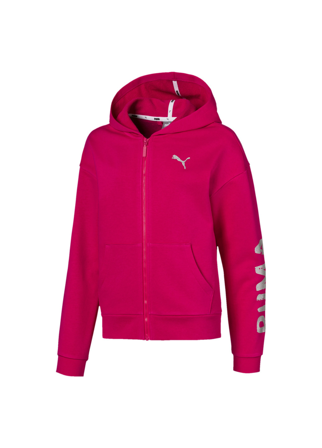 Толстовка Puma Alpha Sweat Jacket розовая спортивная