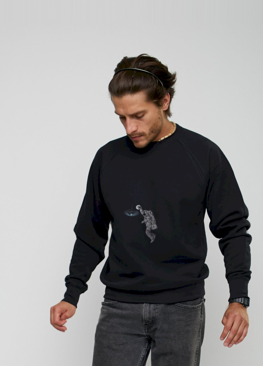 Черный свитшот мужской YAPPI (198688828)