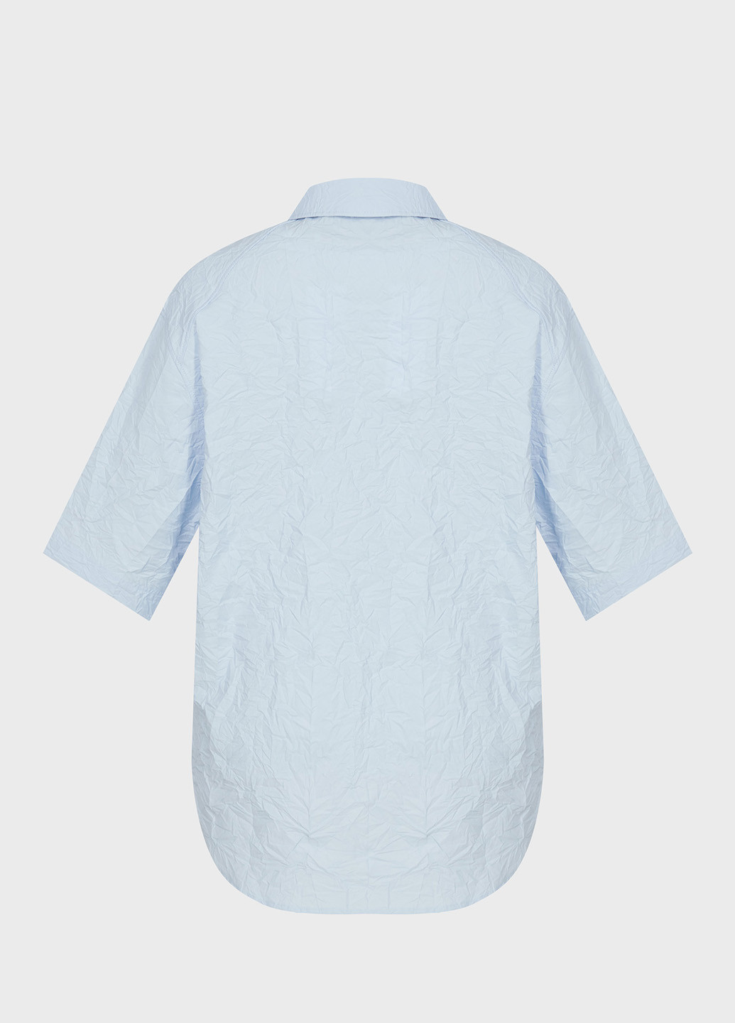 Голубой кэжуал рубашка однотонная PRPY