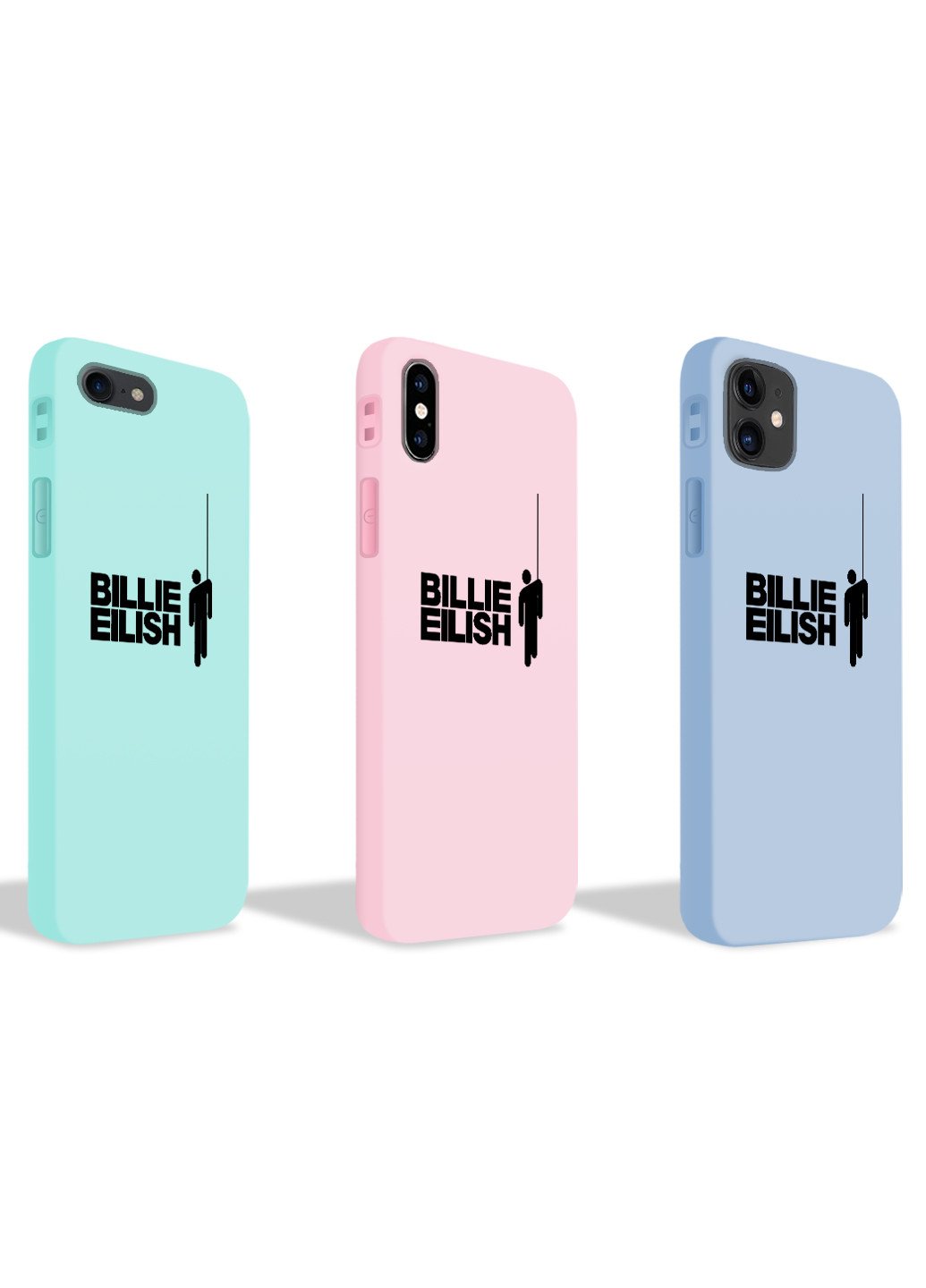 Чехол силиконовый Apple Iphone 8 Билли Айлиш (Billie Eilish) (6151-1211) MobiPrint (219778139)