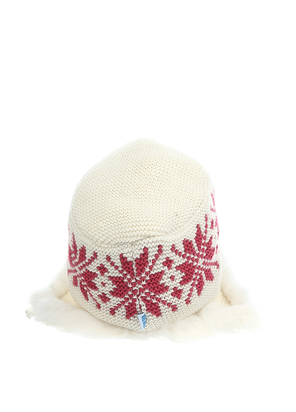 Шапка Tutu шапка ушанка орнамент молочная кэжуал акрил, шерсть