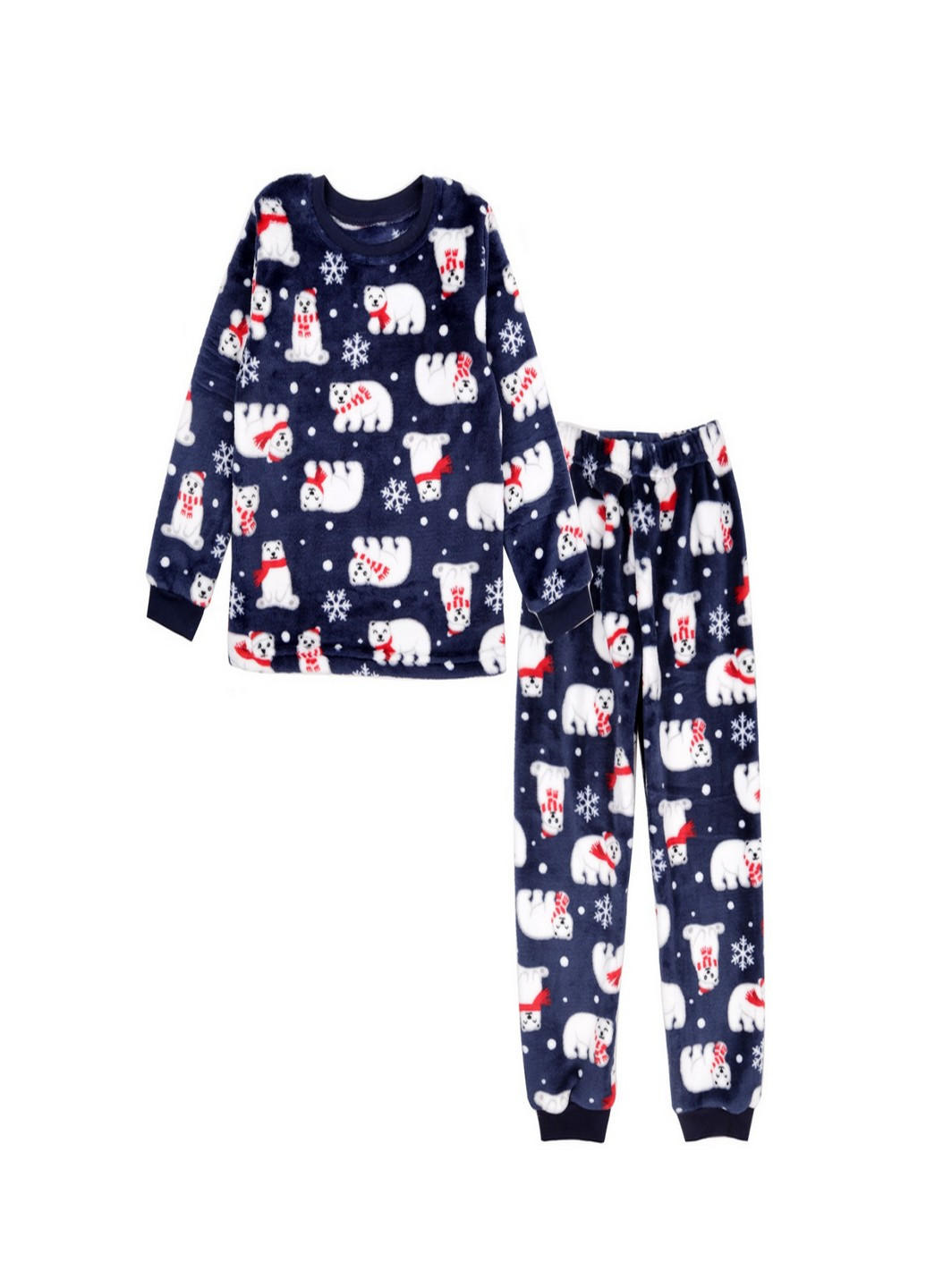 Синяя всесезон пижама детская (мишки) Фламинго Текстиль