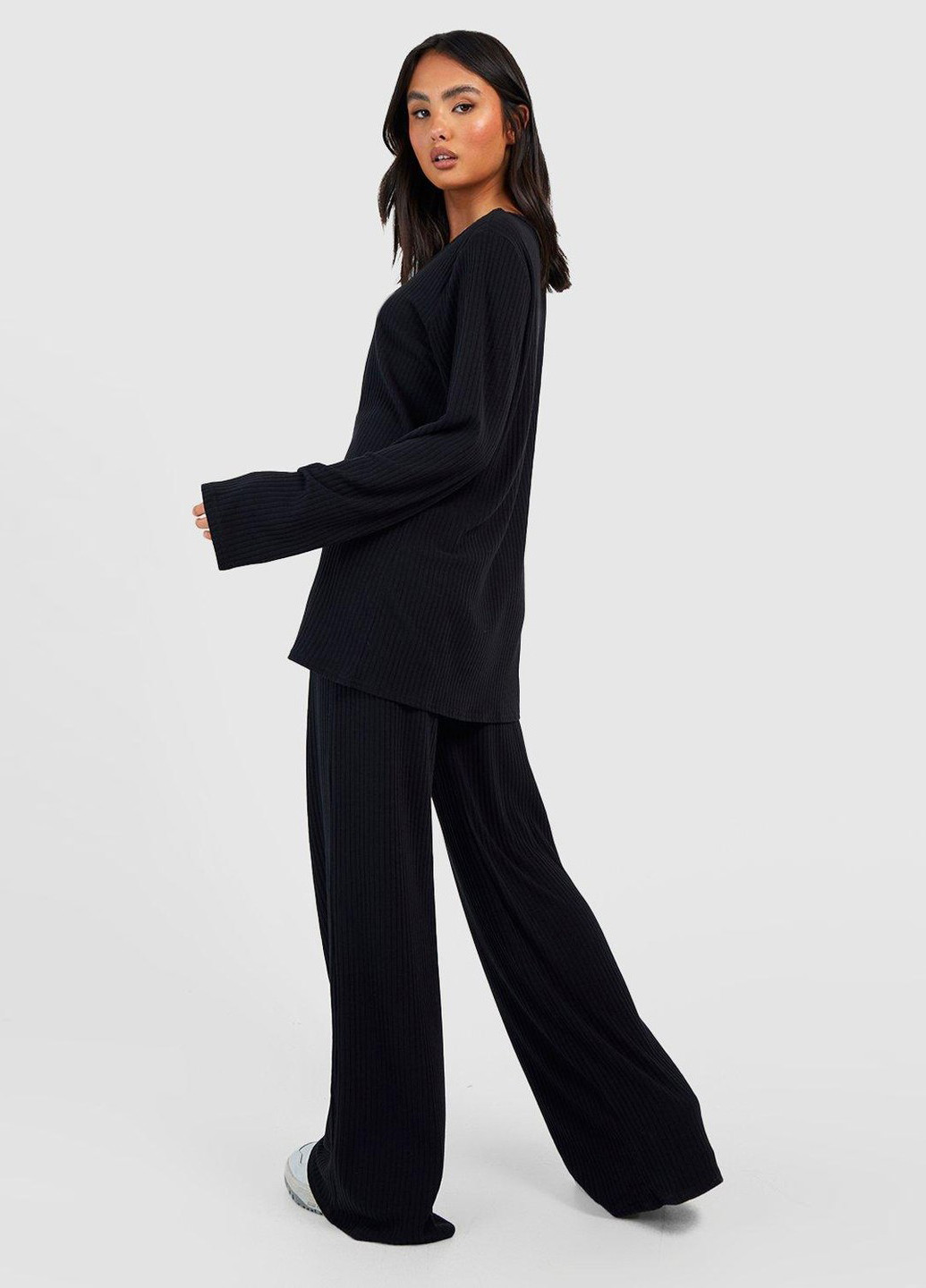 Черный демисезонный кардиган Boohoo