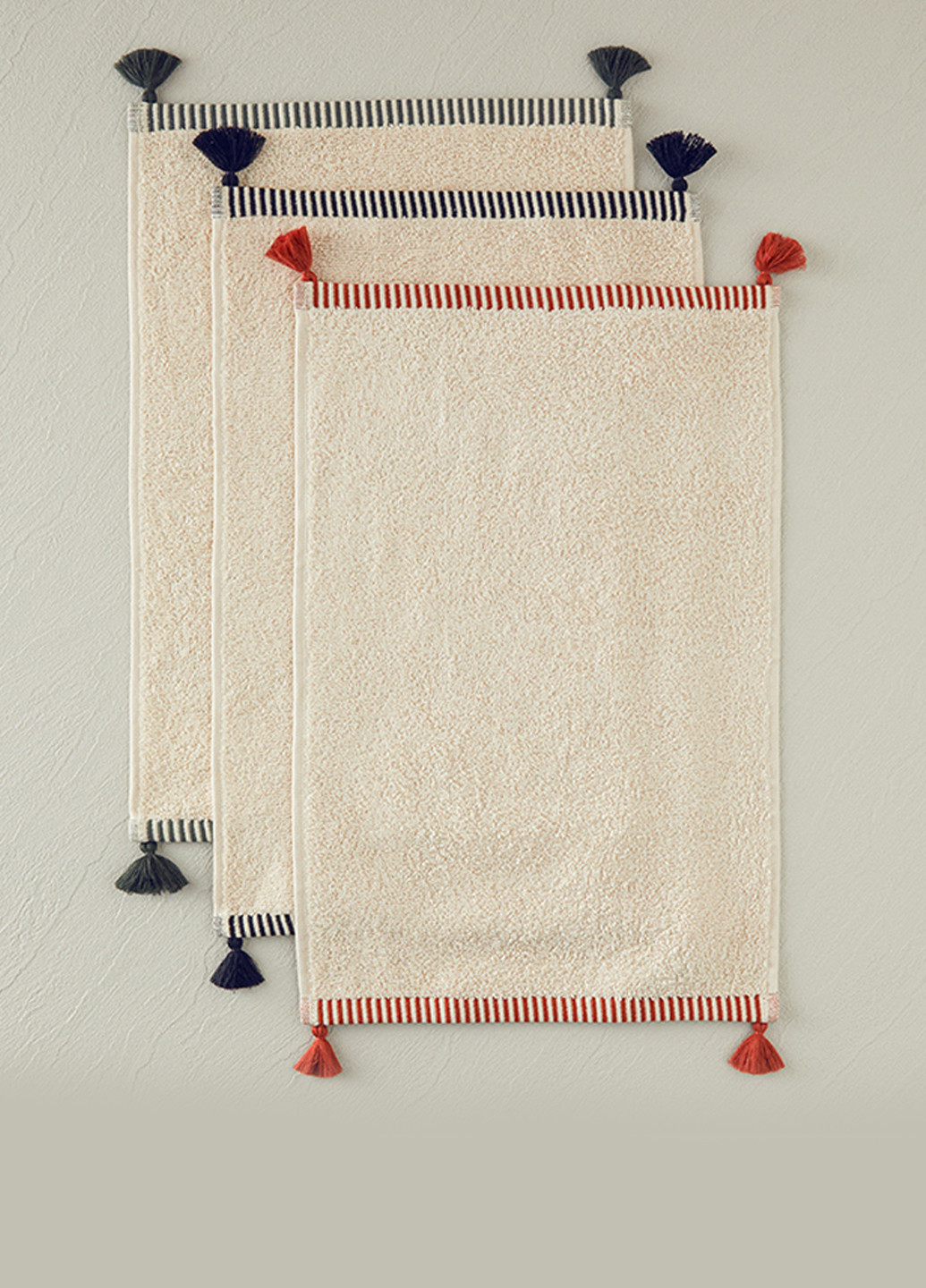 English Home полотенце для рук, 30х45 см однотонный светло-бежевый производство - Турция
