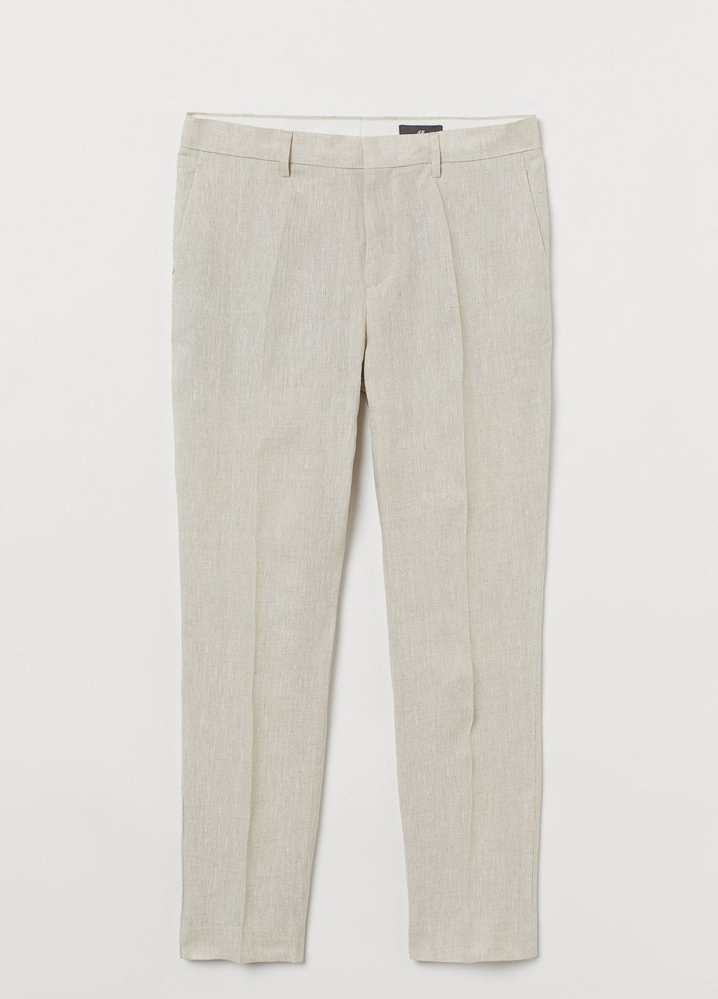 Светло-бежевые демисезонные брюки H&M