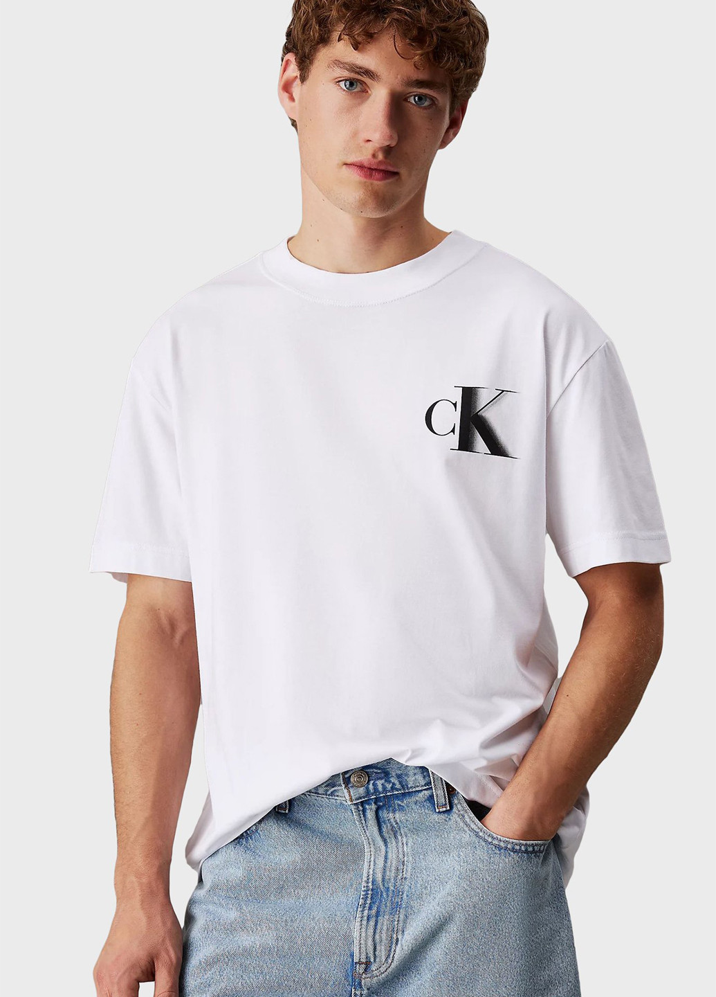 Белая футболка Calvin Klein Jeans