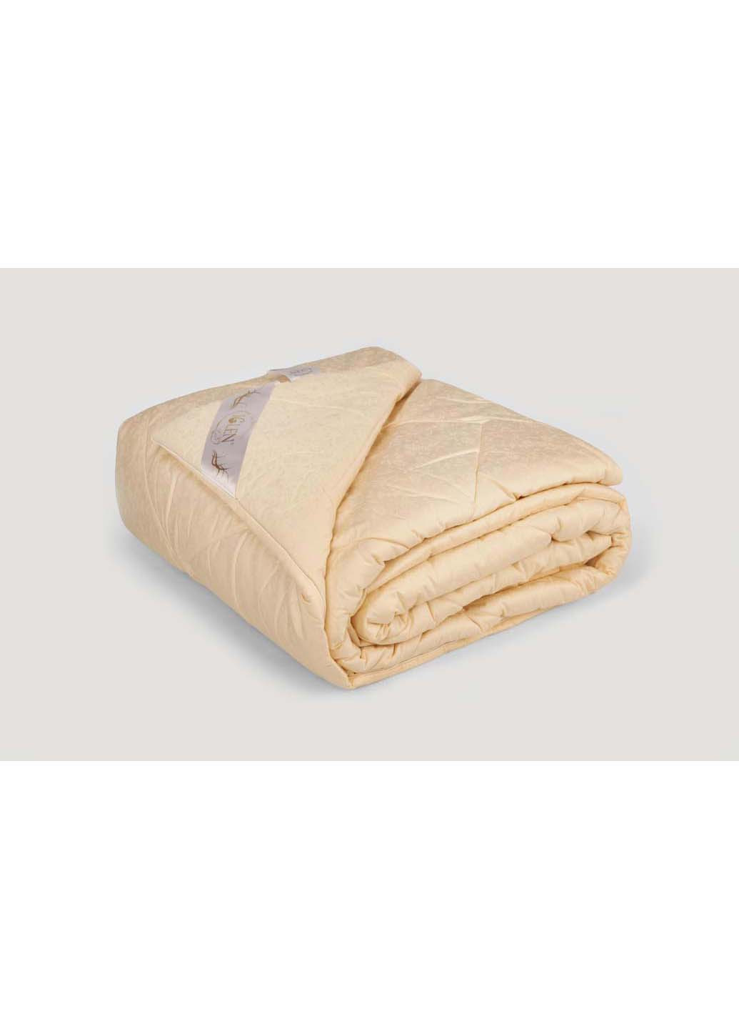 Одеяло из овечьей шерсти в жаккардовом дамаске Демисезонное 220х240 см Iglen (254104407)