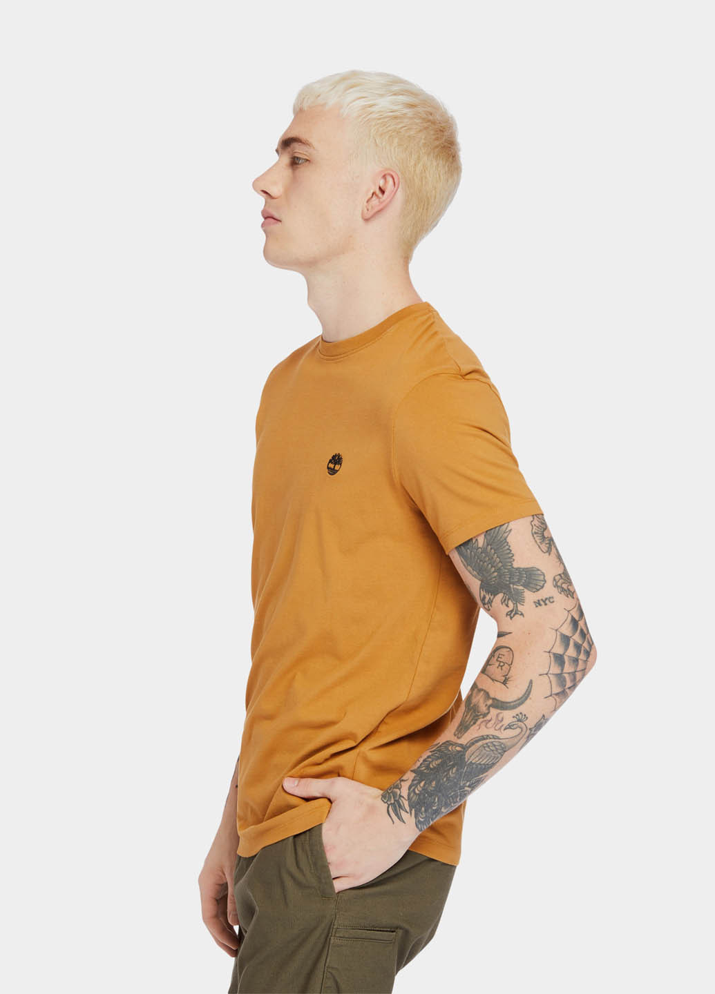 Желтая футболка Timberland