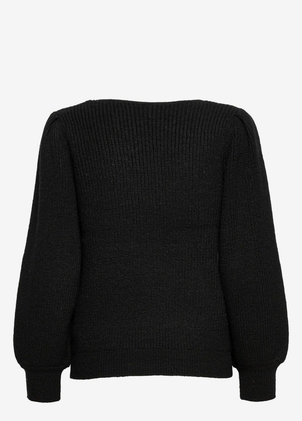 Чорний демісезонний пуловер пуловер YAS