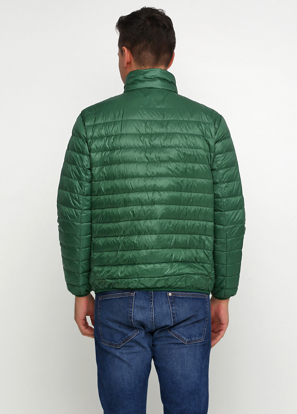 Зеленая демисезонная куртка Olis Rose