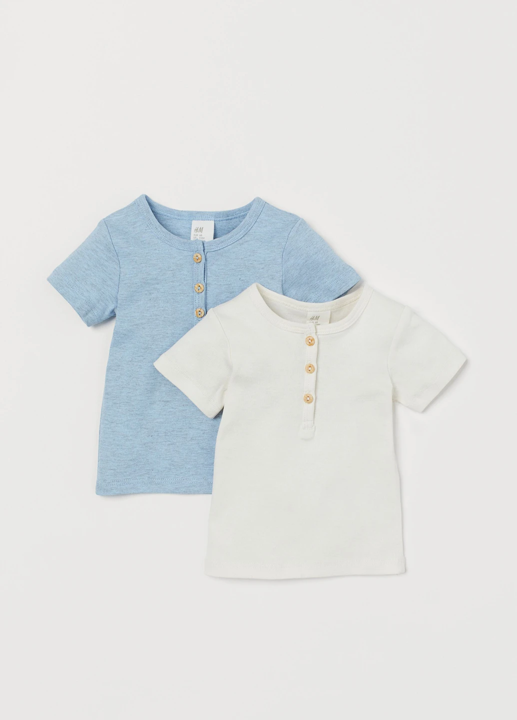 Комбинированная летняя футболка H&M