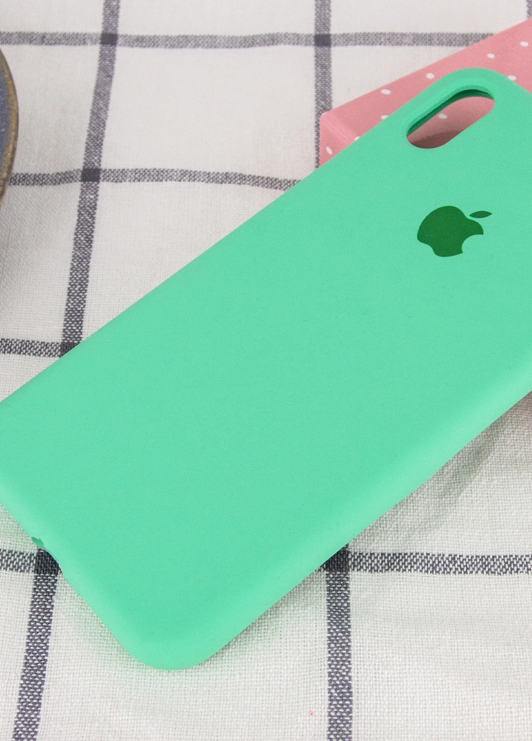 Чехол Silicone Case Full Protective (AA) для Apple iPhone XR (6.1') Зеленый / Spearmint (is_00000034365_13) Epik (229727909)