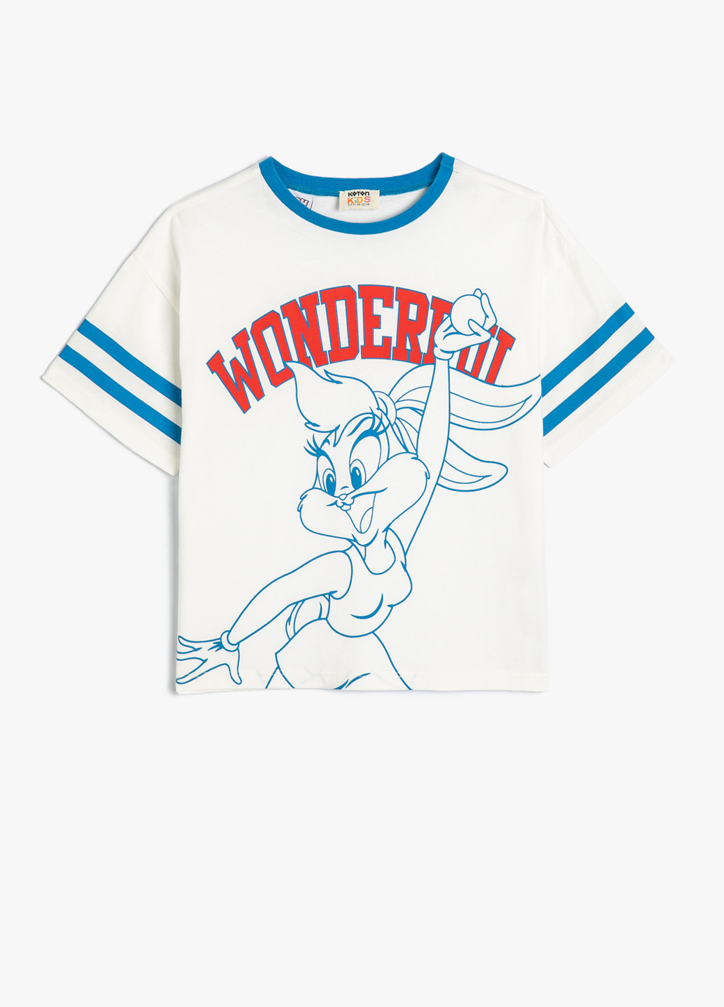 Біла літня футболка KOTON