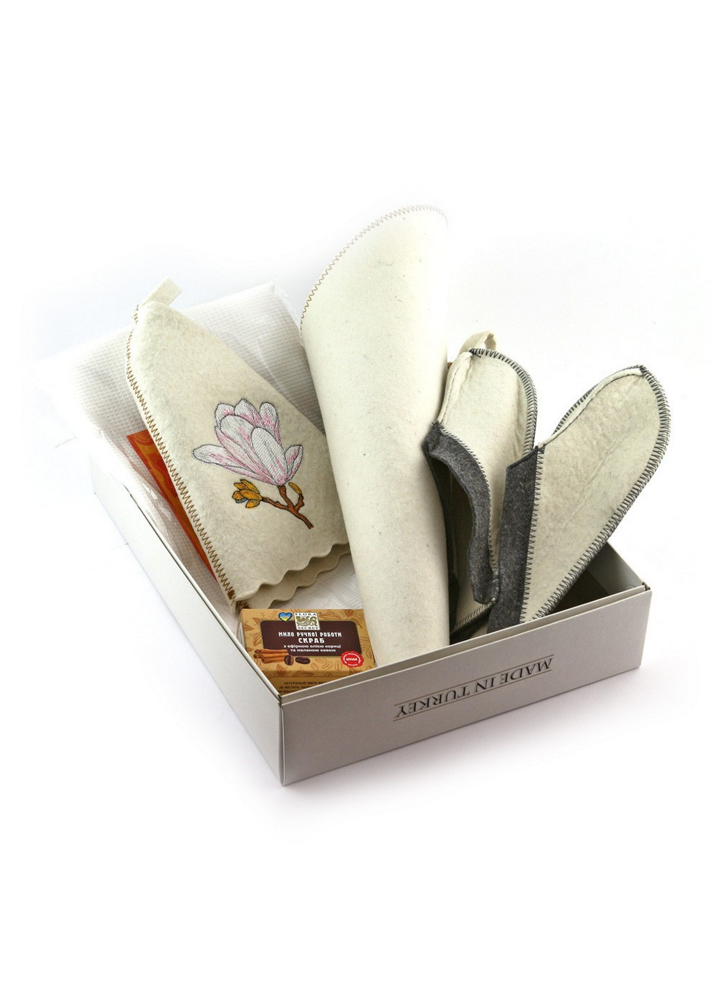 Подарочный комплект для сауны Магнолия, 5 предметов Luxyart (219981727)