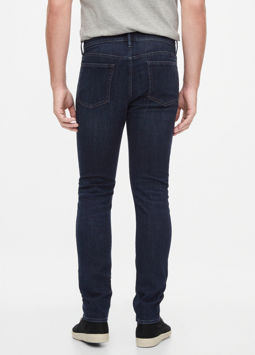 Синие демисезонные джинси слегка заужение 609917 worn dt Gap