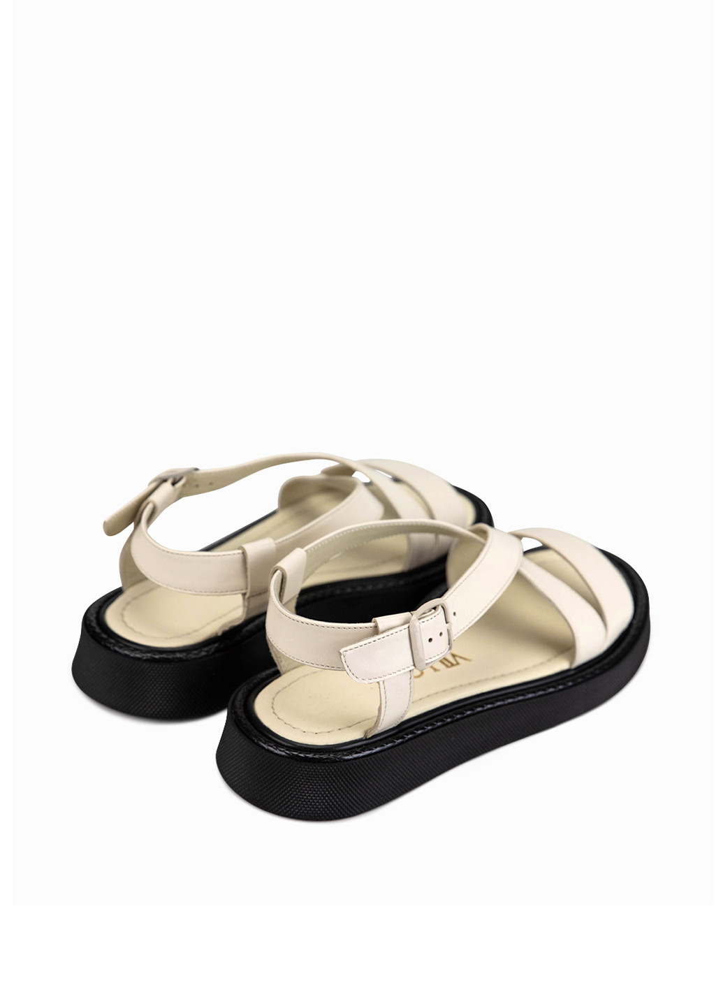 Бежевые босоножки vm villomi с ремешком