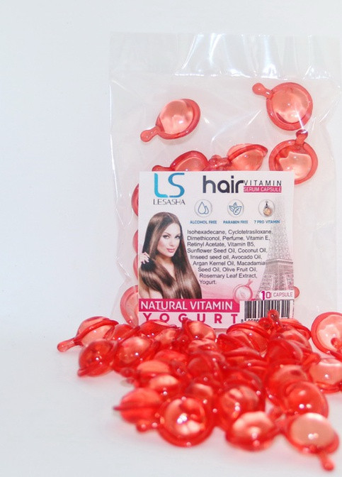 Капсулы для волос Hair Serum Vitamin c йогуртом, 10 шт Lesasha (251706123)