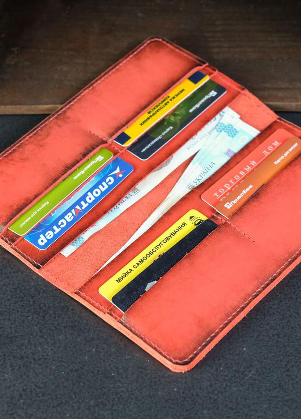 Женский кожаный кошелек клатч Лонг на 8 карт Berty (253862967)
