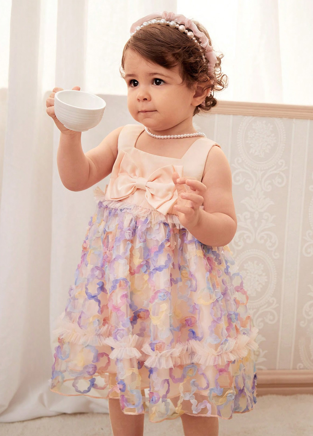 Пудровое платье SHEIN (324027900)