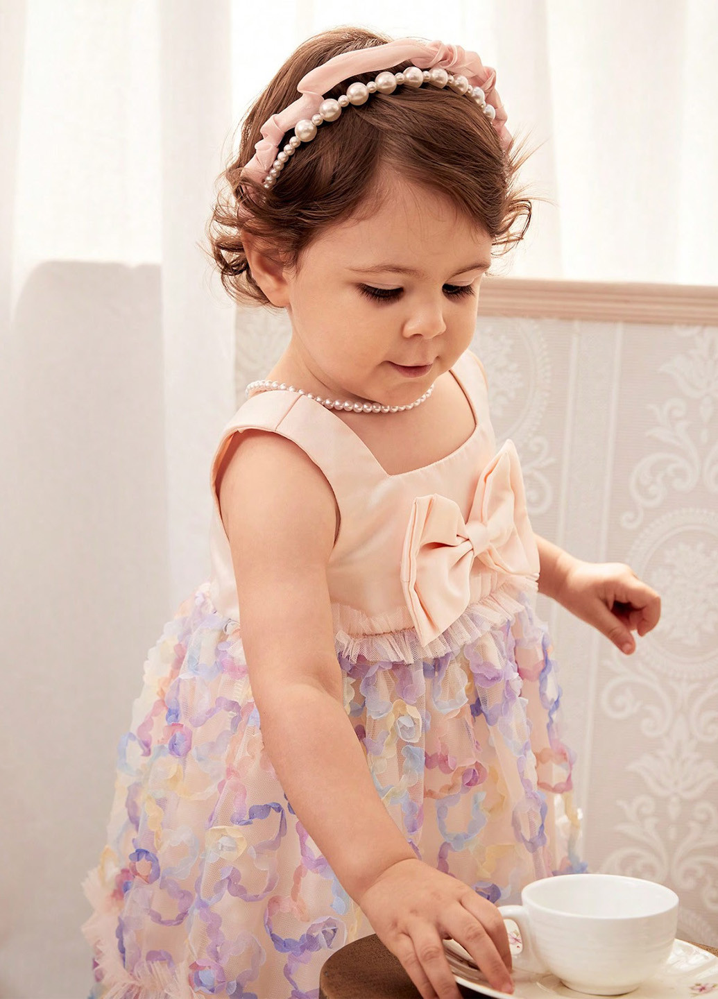 Пудровое платье SHEIN (324027900)