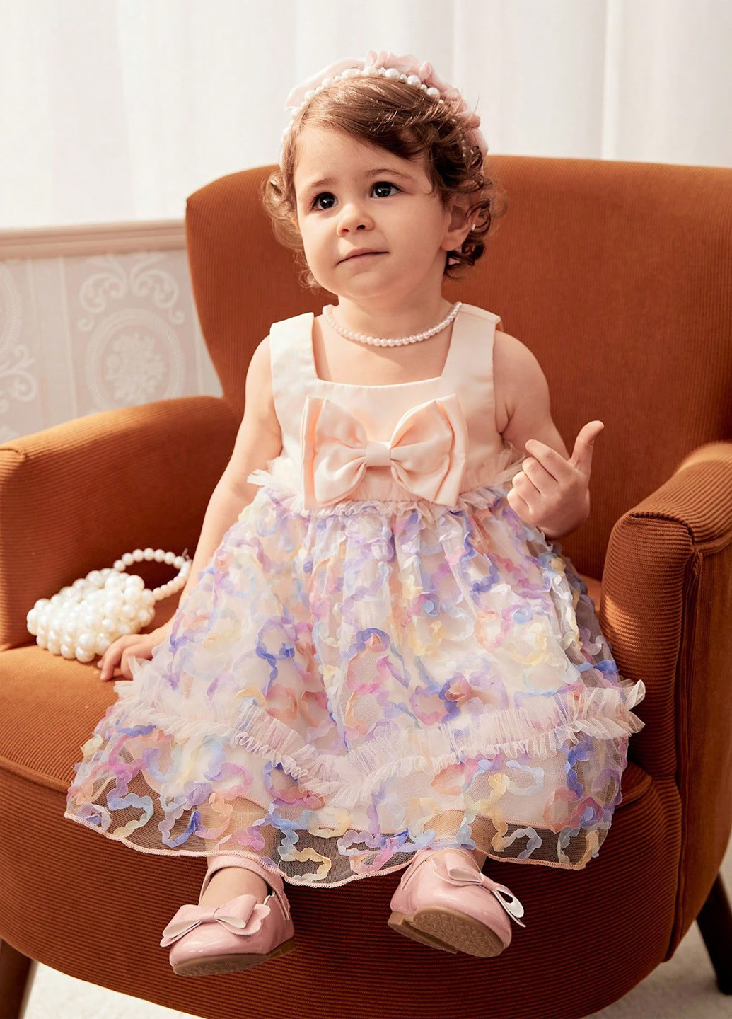 Пудровое платье SHEIN (324027900)