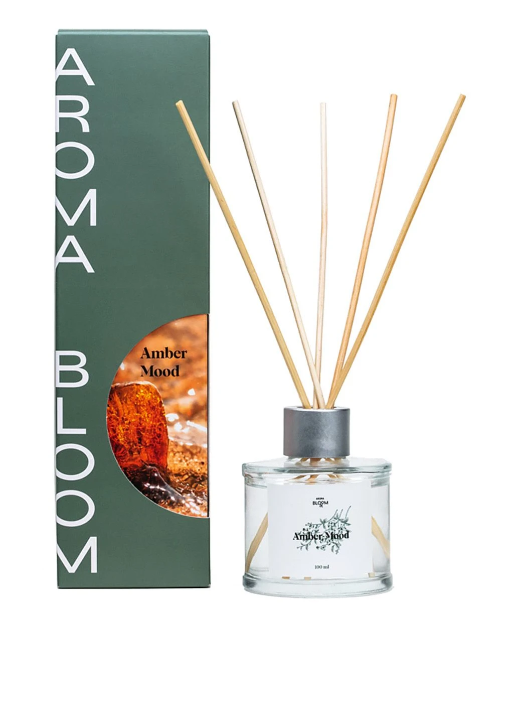 Аромадифузор для дому Amber mood (Амброве настрій) 100 ml Aroma Bloom (251195428)