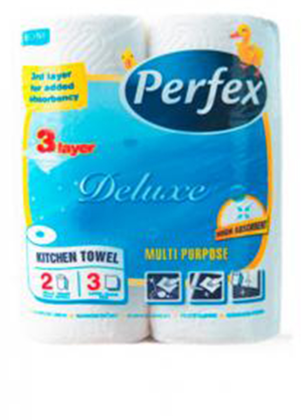 Паперові рушники Delux (2 рулони) Perfex (151347121)