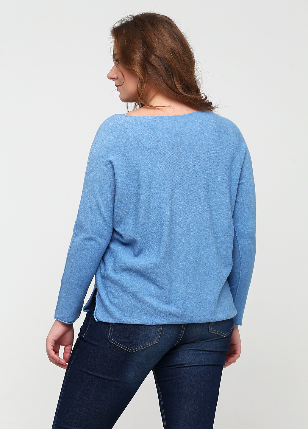 Голубой демисезонный пуловер пуловер Made in Italy