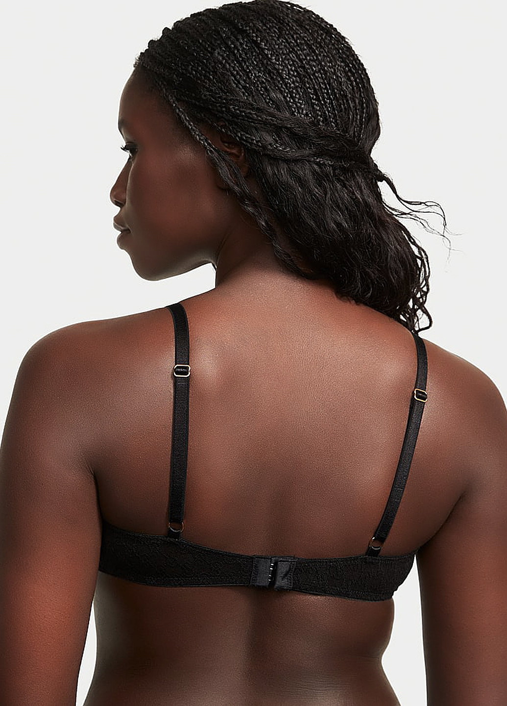 Черный демисезонный комплект (бюстгальтер, трусики) Victoria's Secret