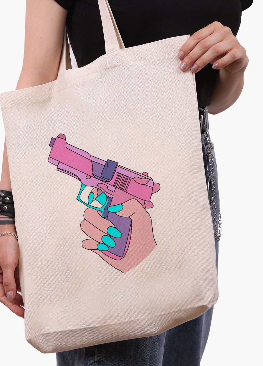 Эко сумка шоппер белая Убийвство Диджитал Арт (Kill Digital art) (9227-1636-WTD) Еко сумка шоппер біла 41*39*8 см MobiPrint (215943843)