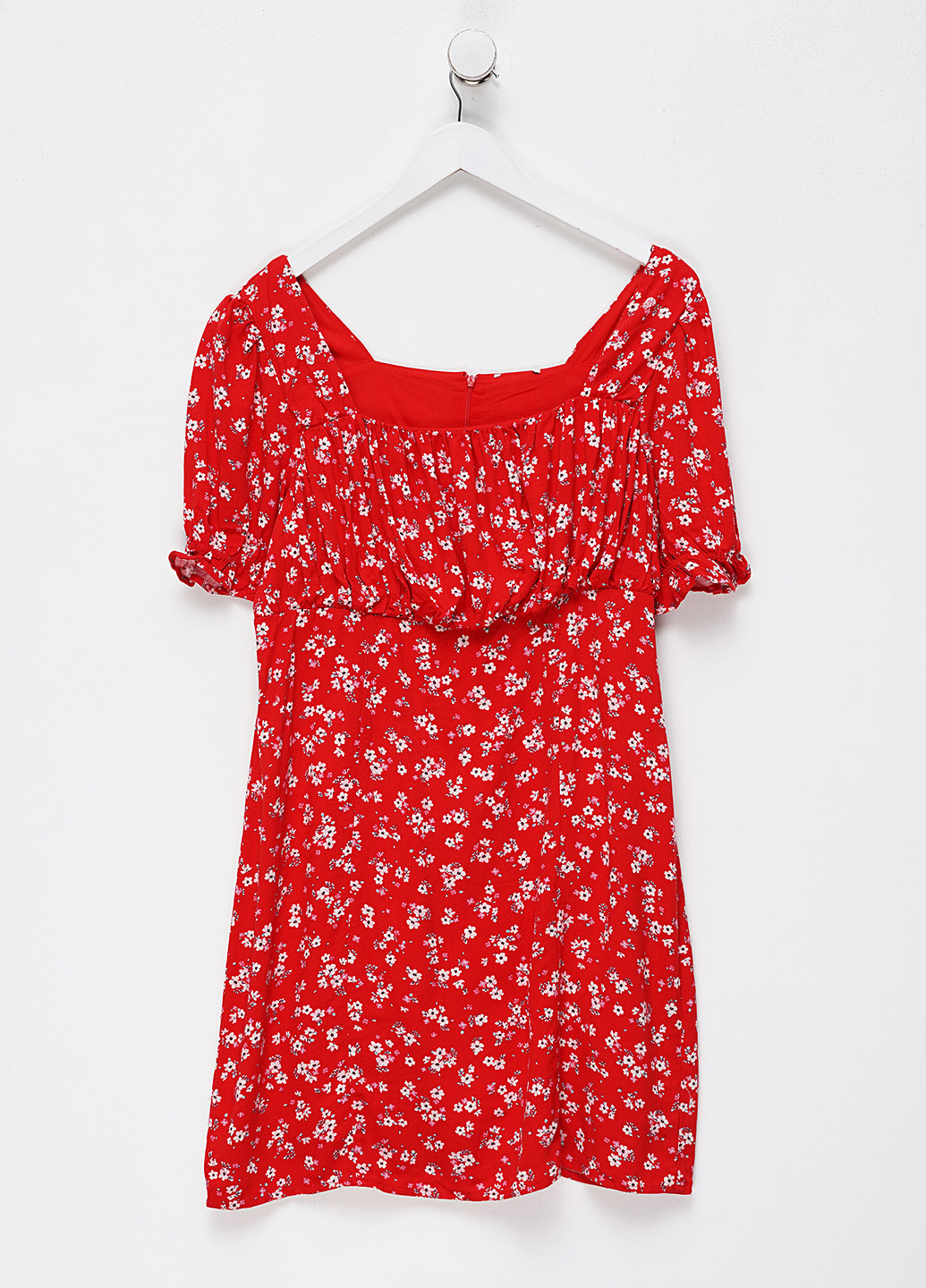 Червона кежуал сукня в стилі армпір C&A з квітковим принтом
