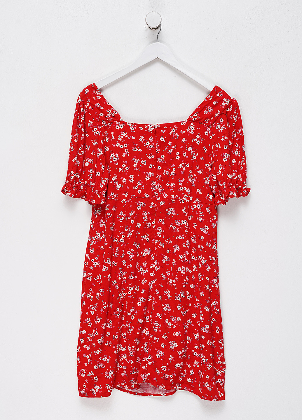 Червона кежуал сукня в стилі армпір C&A з квітковим принтом
