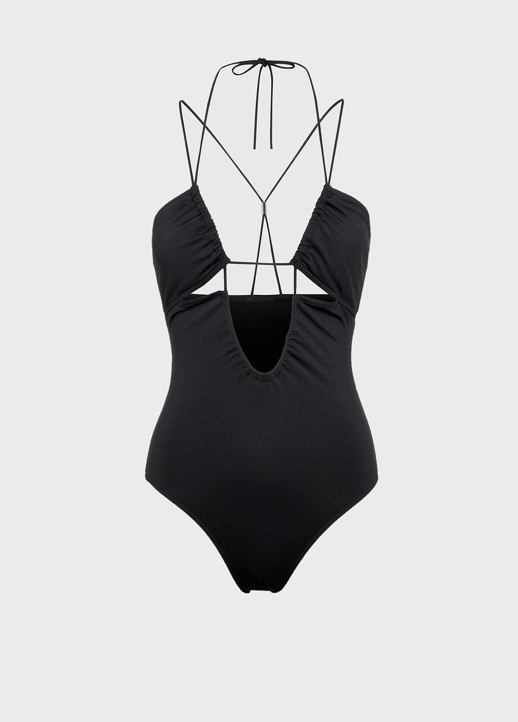 Чорний літній купальник суцільний Calvin Klein