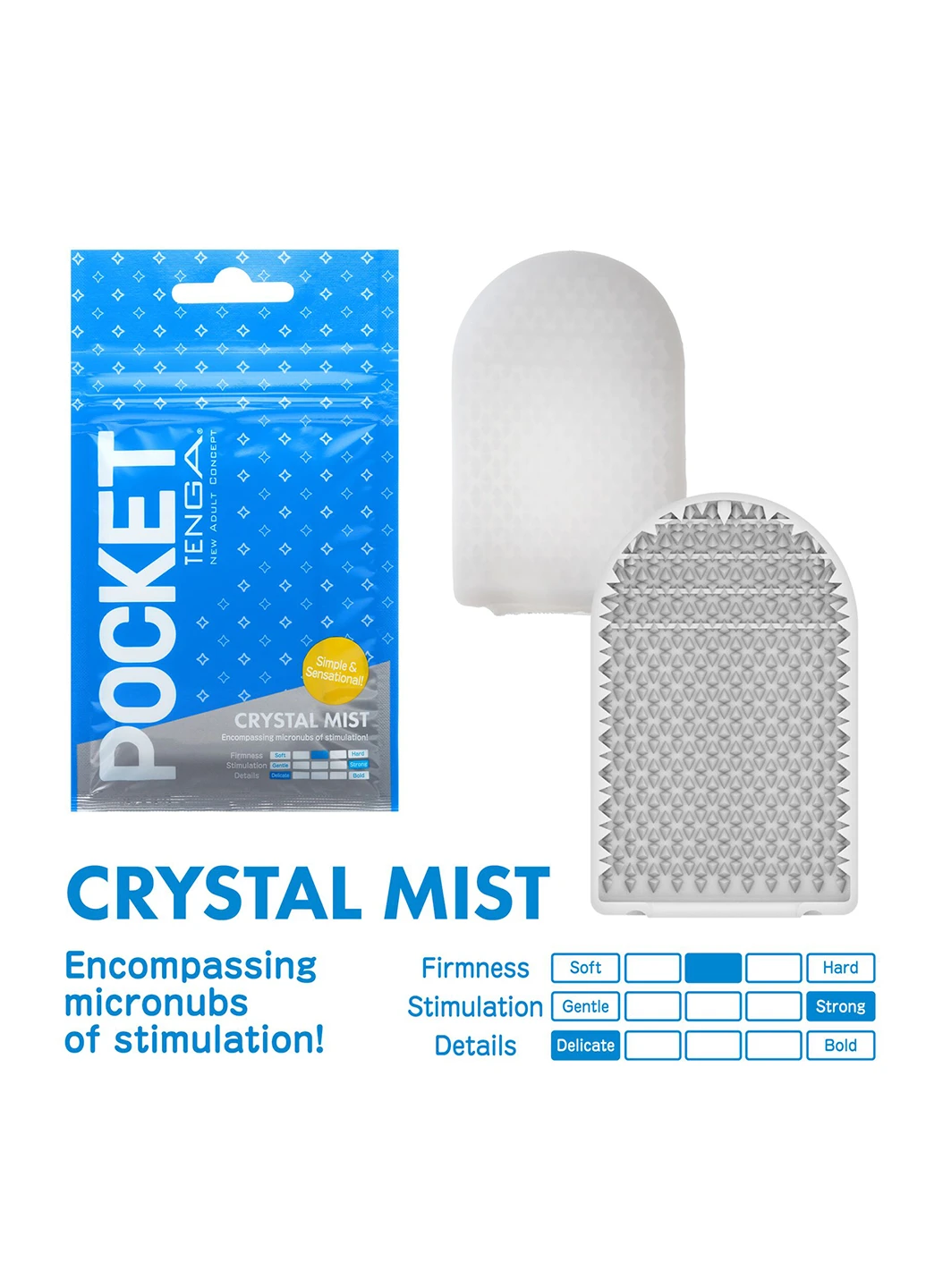Мастурбатор Pocket Crystal Mist Tenga (254152064)
