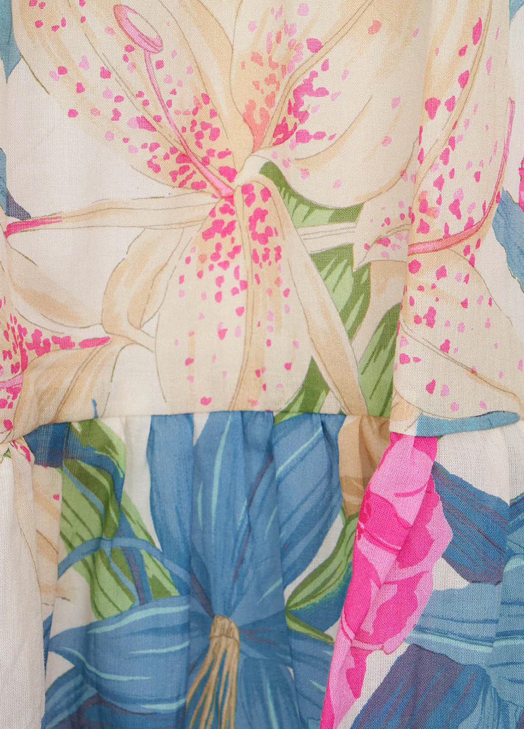 Комбинированное кэжуал платье а-силуэт Pinko с цветочным принтом