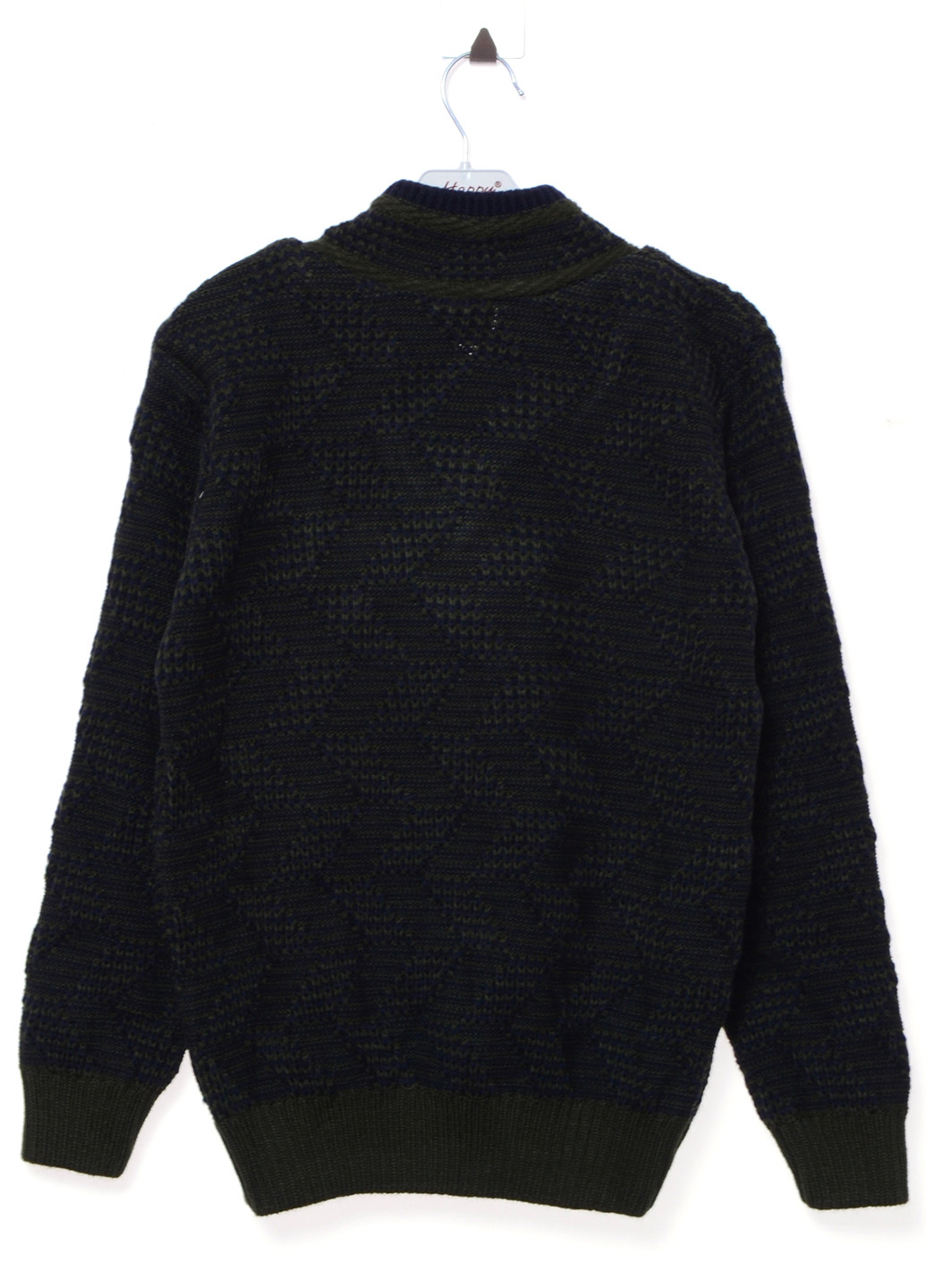 Темно-синий демисезонный свитер пуловер Milas