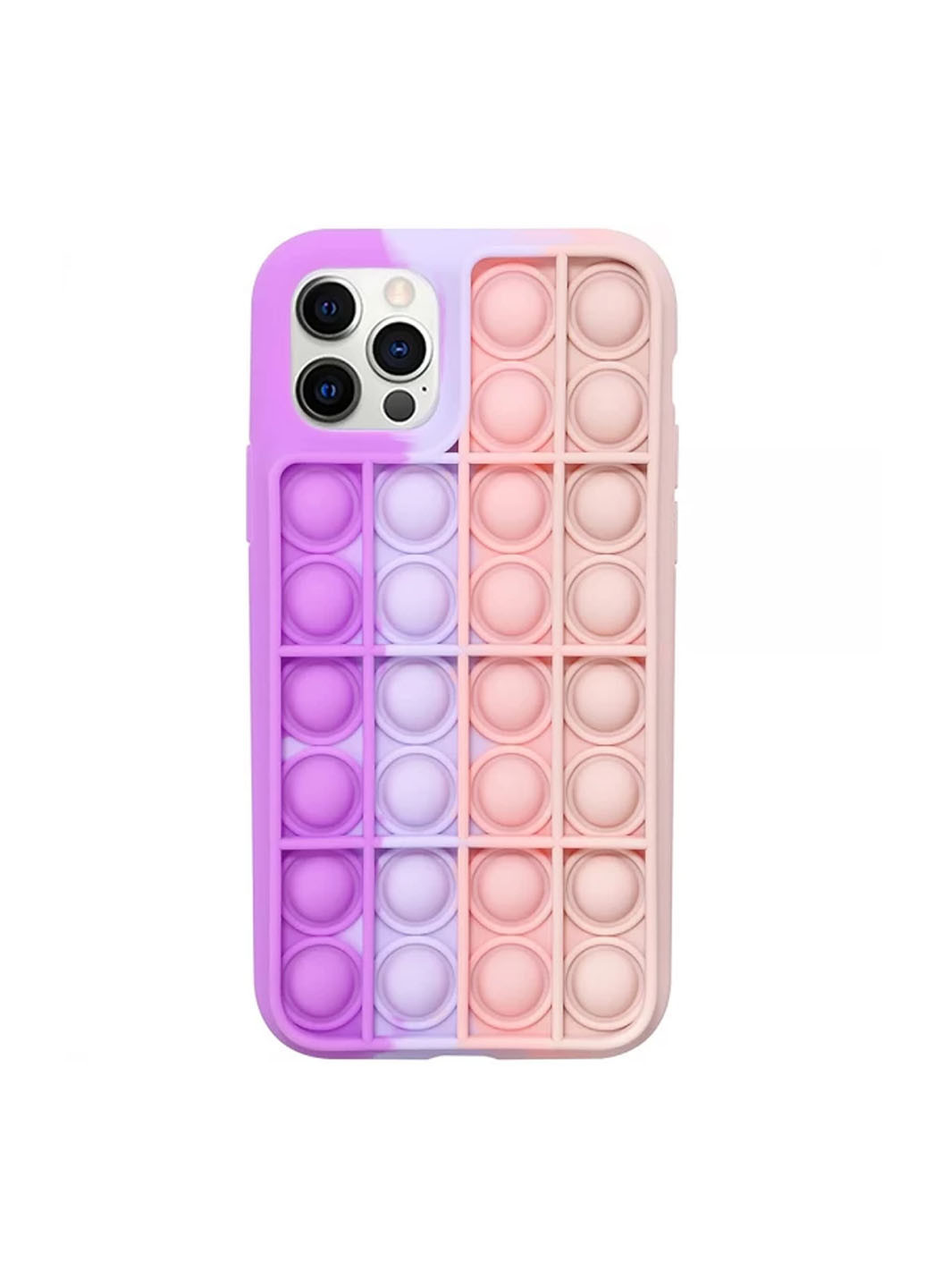 Чехол силиконовый Pop-it Case для iPhone 12 Pro Max фиолетовый Purple ARM (239228662)