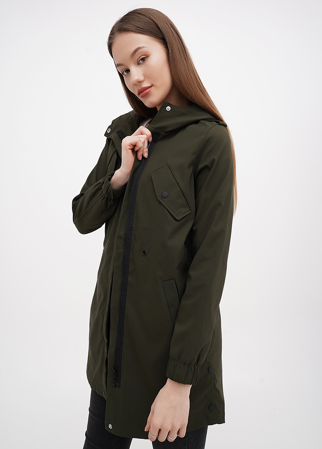 Оливковая (хаки) демисезонная куртка Cropp