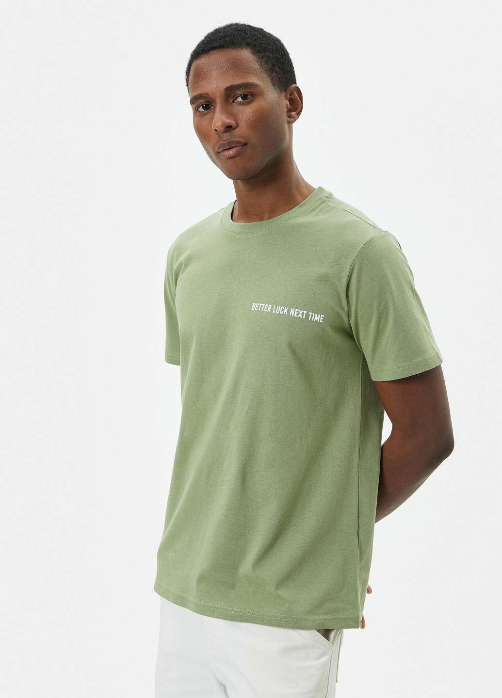 Світло-зелена футболка KOTON