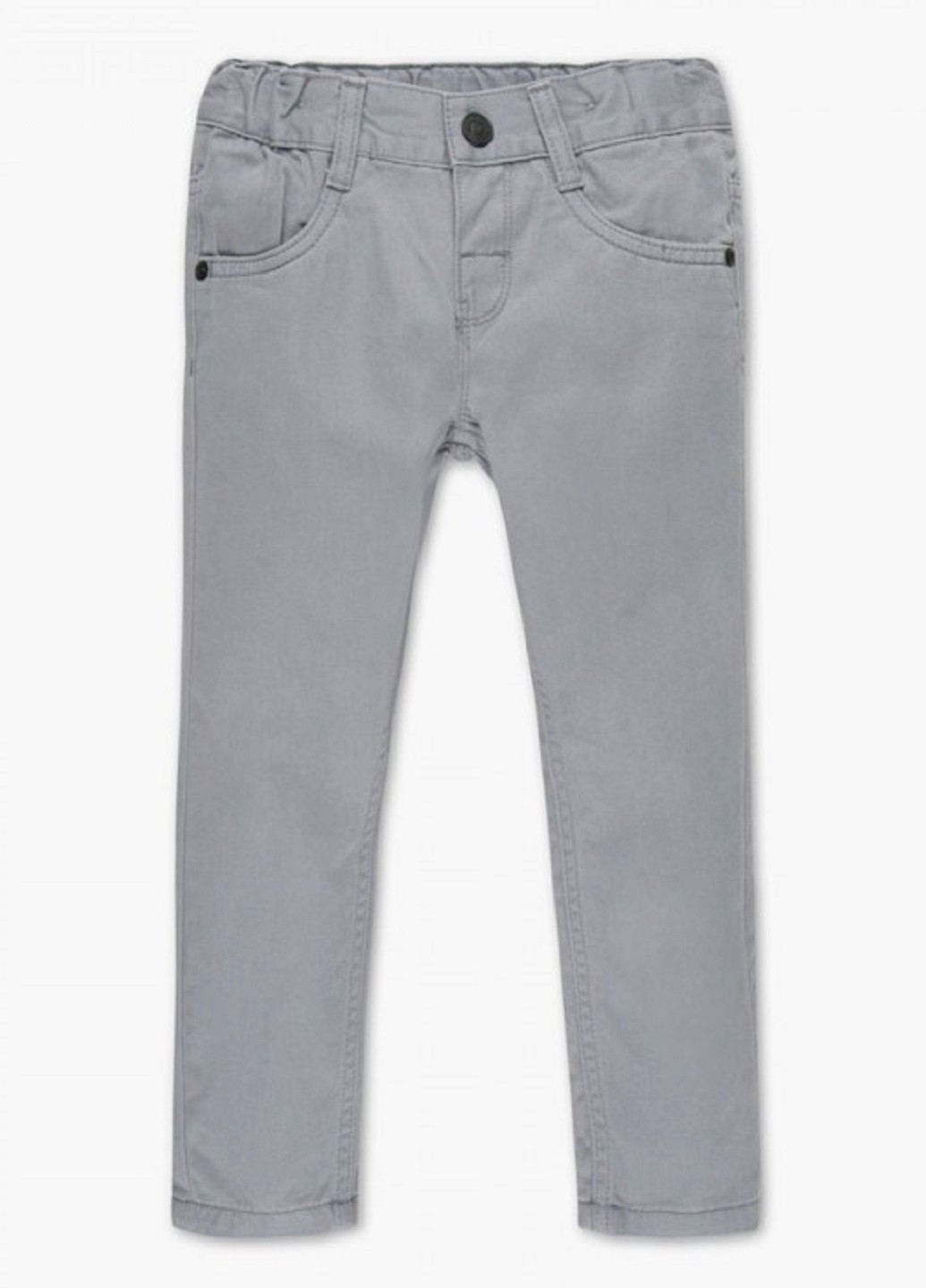 Серые демисезонные слим фит джинсы C&A