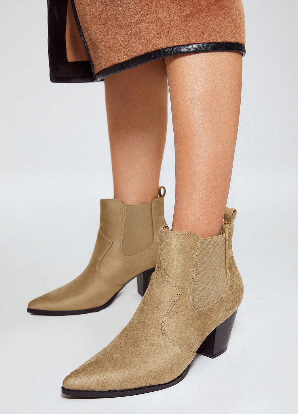 Песочные демисезонная ботинки SHEIN